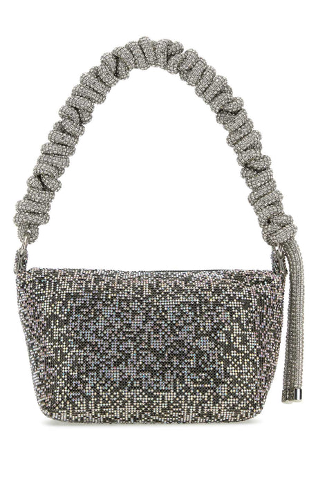 KARA Mini Black Rhinestones Handbag