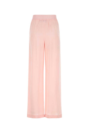 BURBERRY Satin Pink Pajama Pants for Women