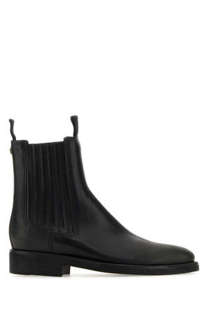 GOLDEN GOOSE DELUXE BRAND Sleek Mini Black Leather Chelsea Ankle Boots