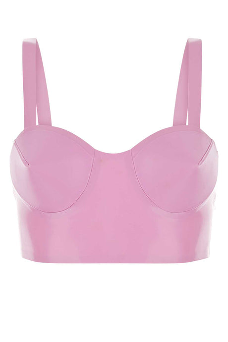 MAISON MARGIELA Rubber Pink Crop Top