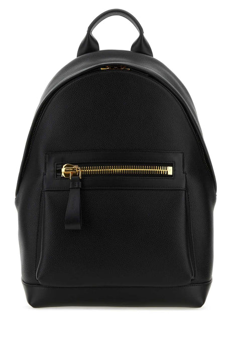 TOM FORD Leather Backpack - 28 cm x 41 cm x 17 cm