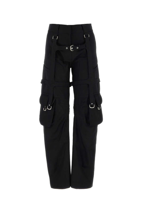 OFF WHITE Elevated Black Cargo Pant for Women