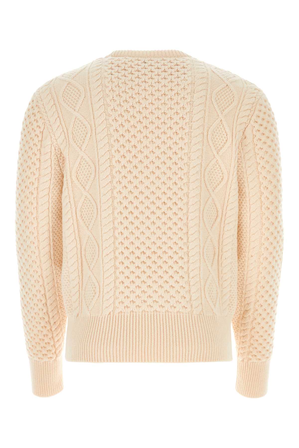 BALLY Light Pink Wool Sweater for Men