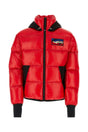 MONCLER GRENOBLE Red Nylon Down Jacket for Men