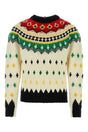 MONCLER GRENOBLE Embroidered Wool Blend Sweater - Perfect for the Stylish Man