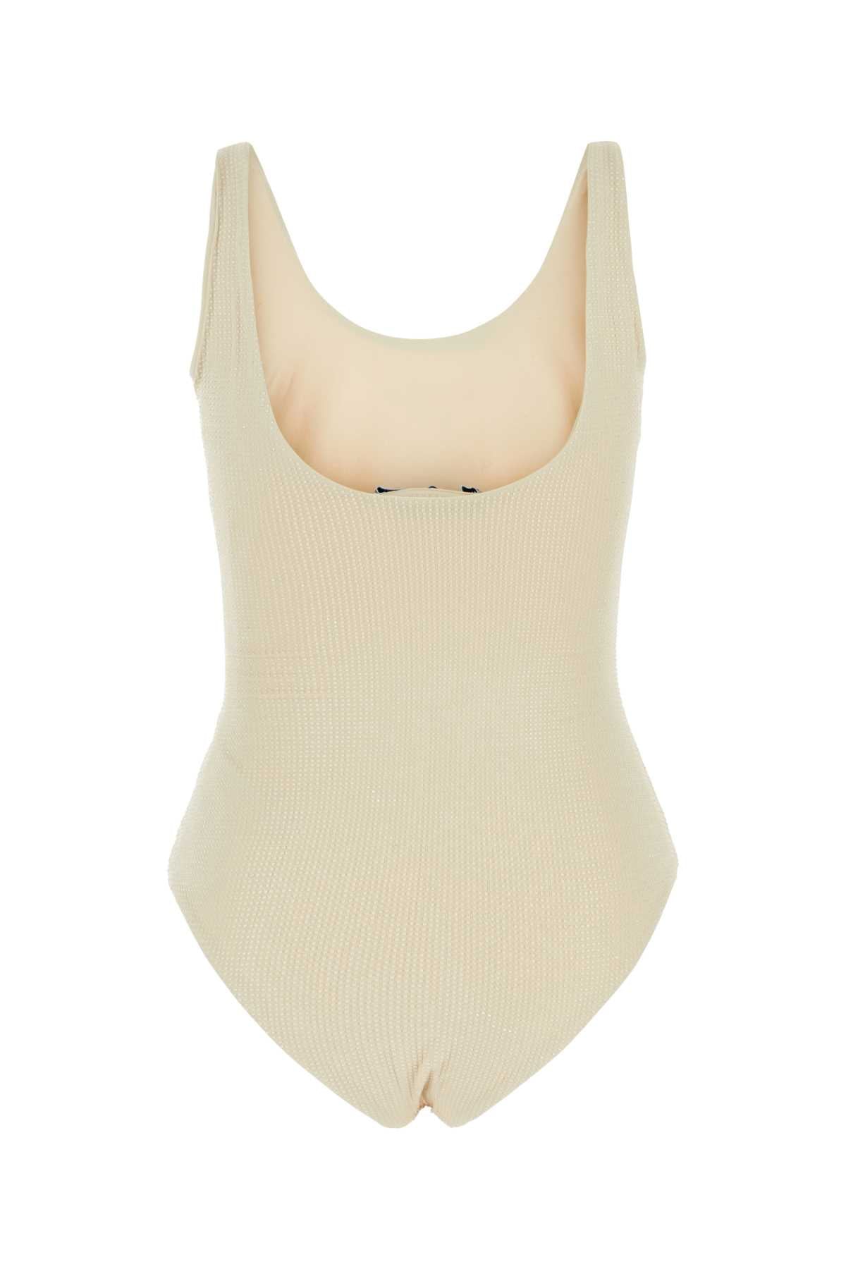 PRADA Embellished Stretch Nylon Mini Swimsuit