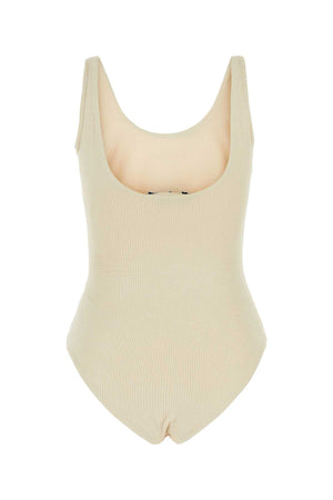 PRADA Embellished Stretch Nylon Mini Swimsuit