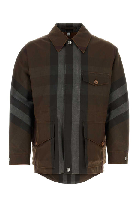 BURBERRY Embroidered Polyester Blend Jacket for Men - Perfect for 2024