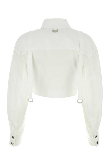 OFF WHITE Chic Cotton Poplin Shirt for Women