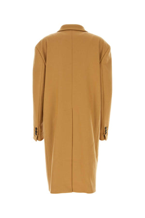 DSQUARED Oversize Camel Wool Blend Jacket