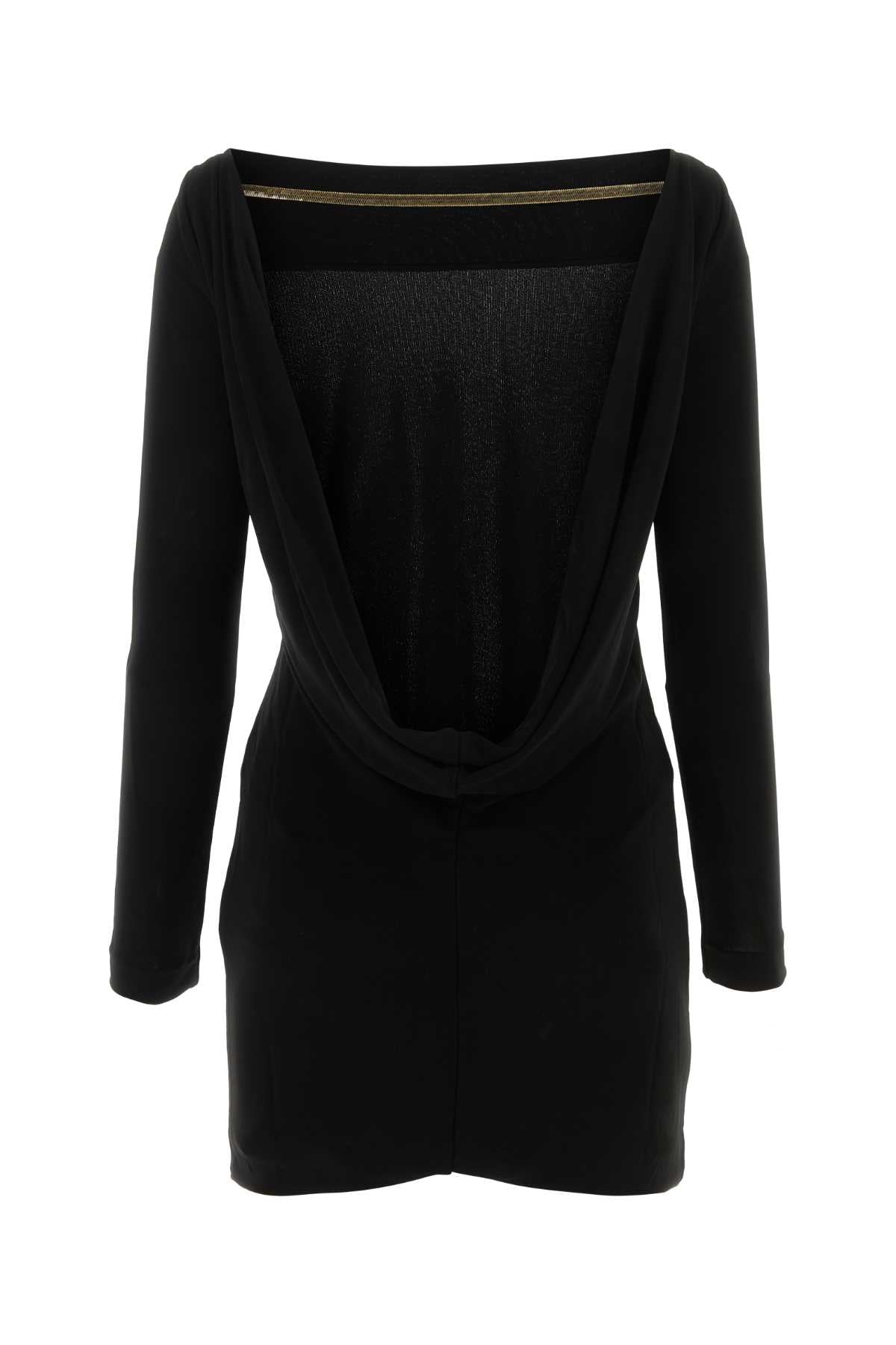 DSQUARED Chic Black Viscose Mini Dress for Women