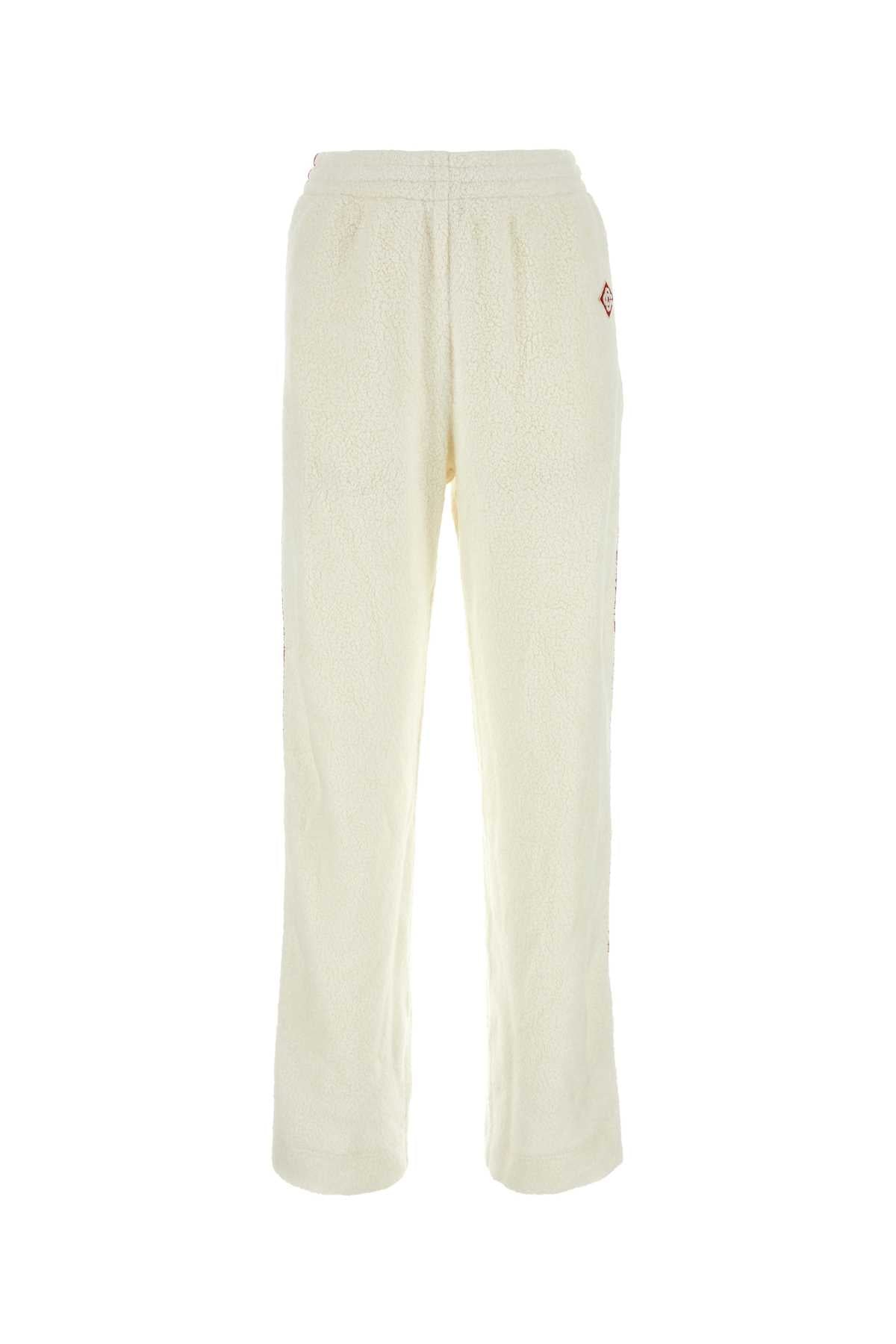 CASABLANCA Ivory Terry Fabric Joggers