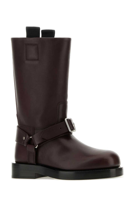 BURBERRY Saddle Ankle Boots - Stylish and Elegant