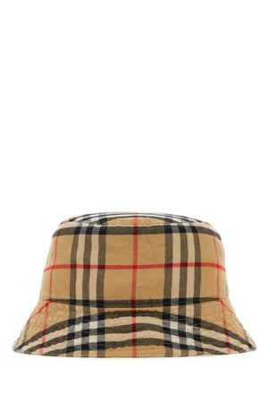 BURBERRY Embroidered Cotton Bucket Hat for Men