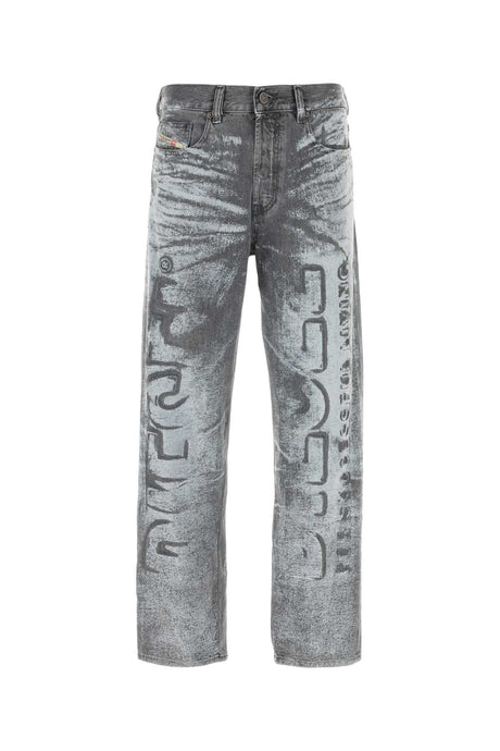 DIESEL Printed Denim D-Macs 007t5 Jeans for Men - 2024 Style