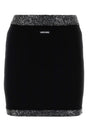 MIU MIU Chic Stretch Cashmere Blend Mini Skirt