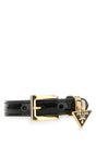 PRADA Mini Leather Bracelet with Golden Accents