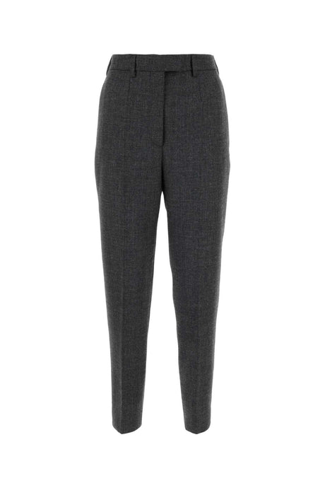 PRADA Dark Grey Wool Pants for Women