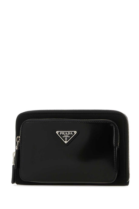 PRADA Mini Re-Nylon and Leather Belt Handbag