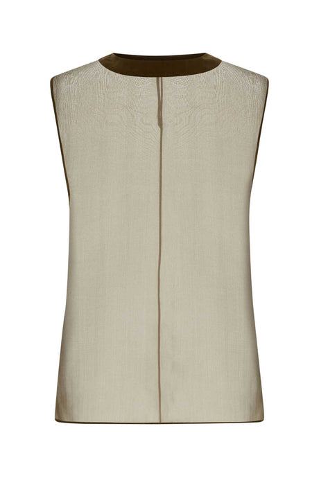 SAINT LAURENT Elegant Silk Muslin Top