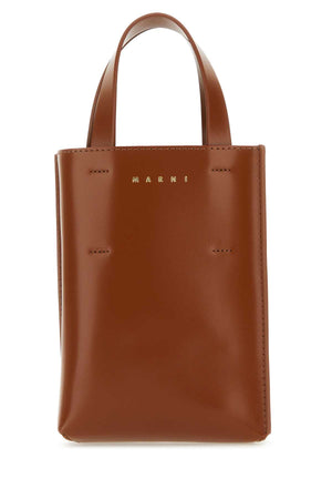 MARNI Mini Brown Leather Handbag