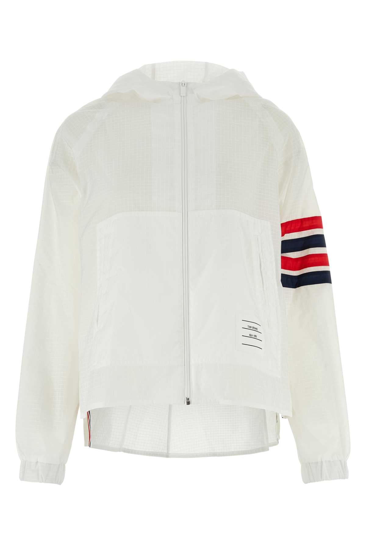 THOM BROWNE Lightweight Mini Windbreaker for Women