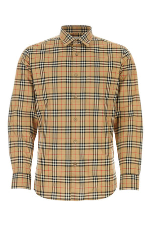 BURBERRY Embroidered Poplin Shirt for Men