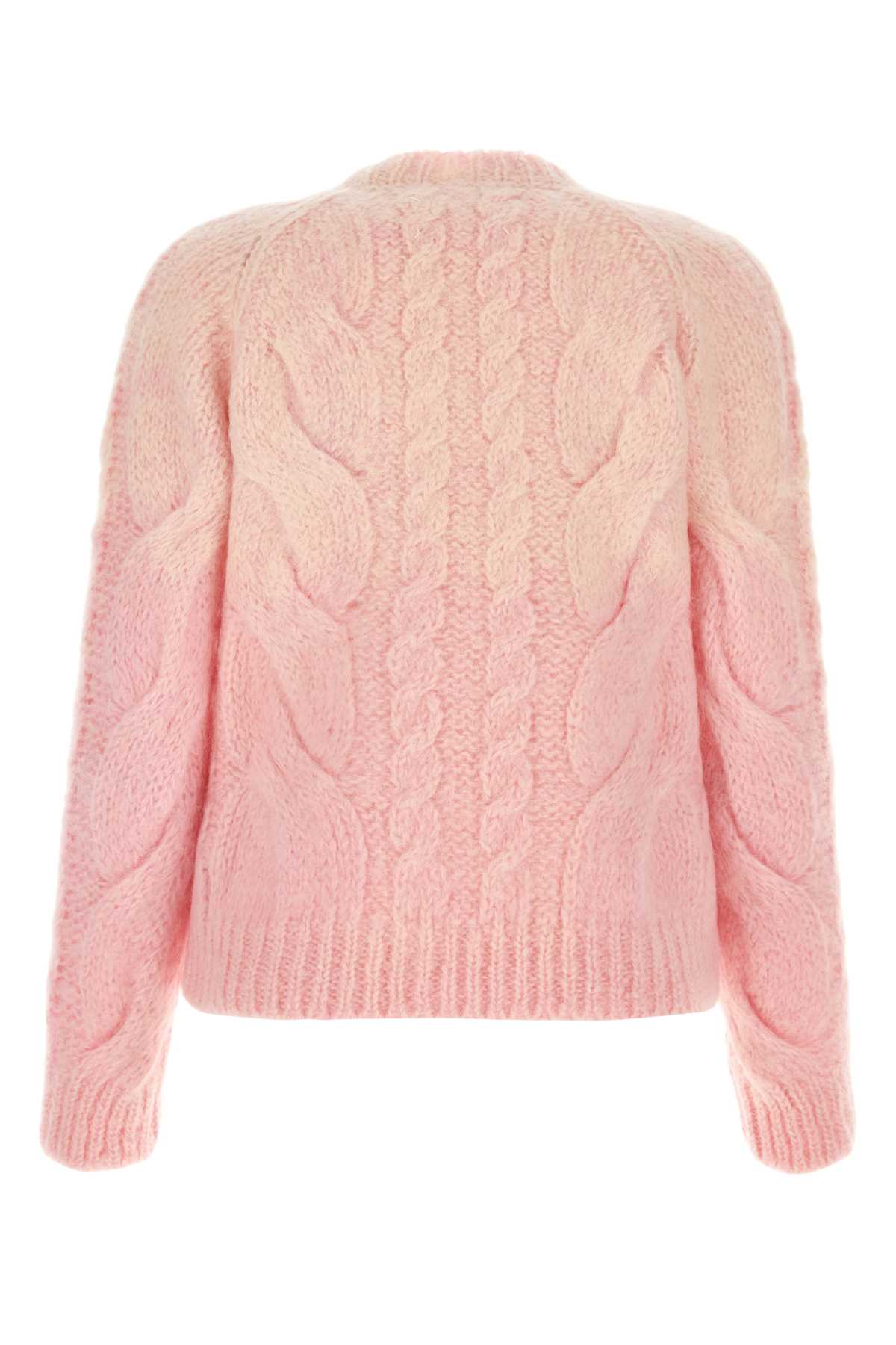 MAISON MARGIELA Cozy Pink Mohair Blend Sweater