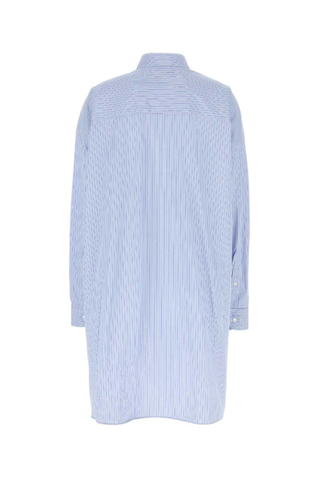 MAISON MARGIELA Embroidered Poplin Oversize Shirt for Women