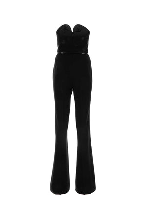 ST ELEGANTE Elegante Black Cady Zeda Jumpsuit