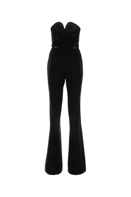 ST ELEGANTE Elegante Black Cady Zeda Jumpsuit