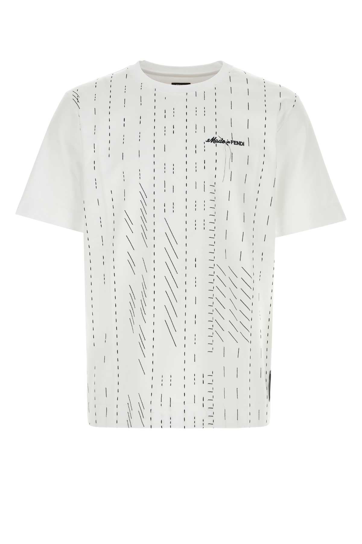 FENDI Classic Cotton T-Shirt for Men