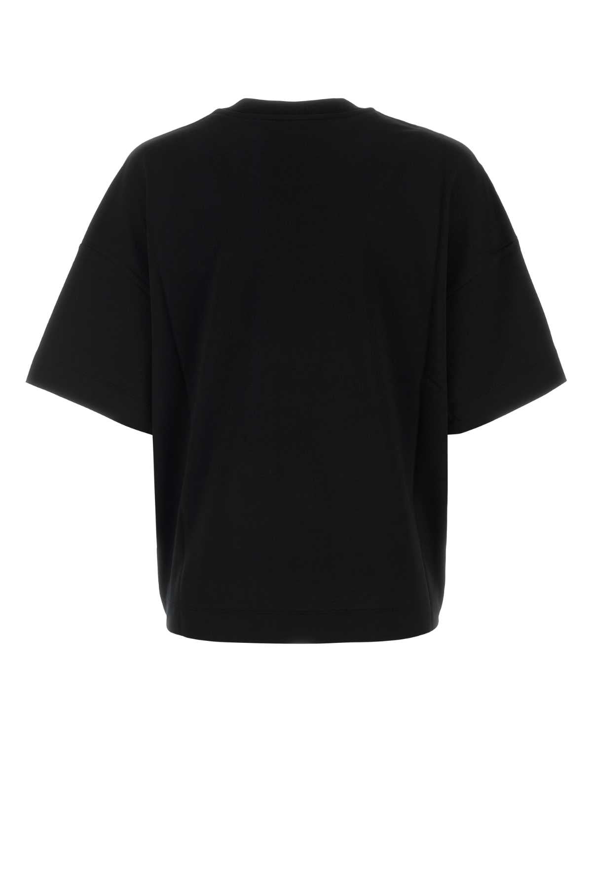 ALEXANDER MCQUEEN Black Cotton Oversized T-Shirt