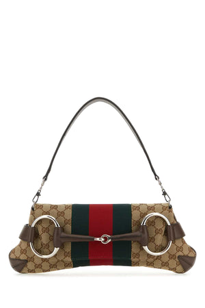 GUCCI Medium Horsebit Chain Shoulder Handbag - Essential Elegance