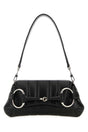 GUCCI Mini Black Leather Horsebit Chain Shoulder Handbag