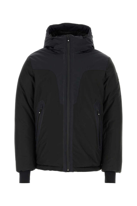 PALM ANGELS Sleek Black Ski Club Jacket for Men - 24S