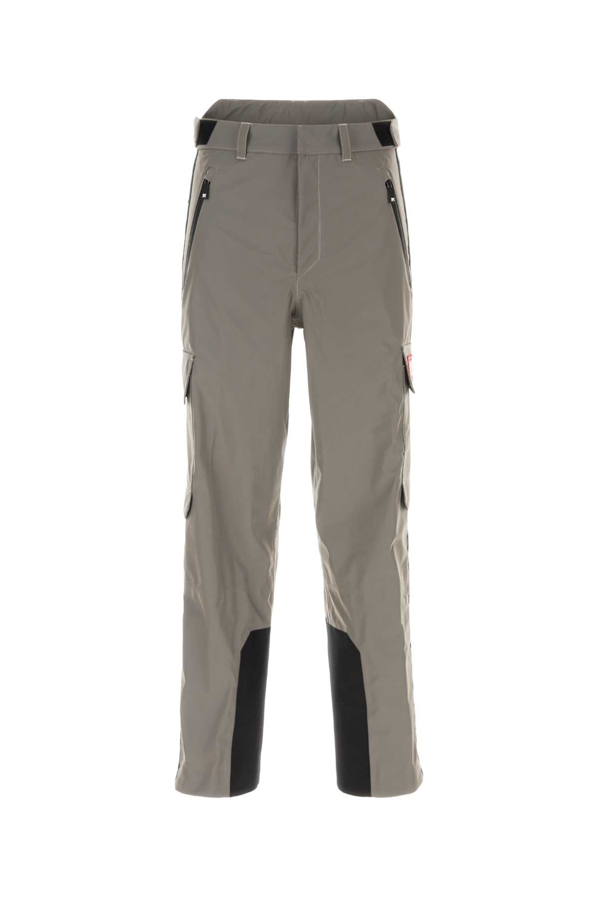 PALM ANGELS Men's Grey Nylon Ski Pant