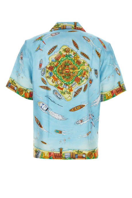 CASABLANCA Printed Twill Shirt - Unisex, 24S Season