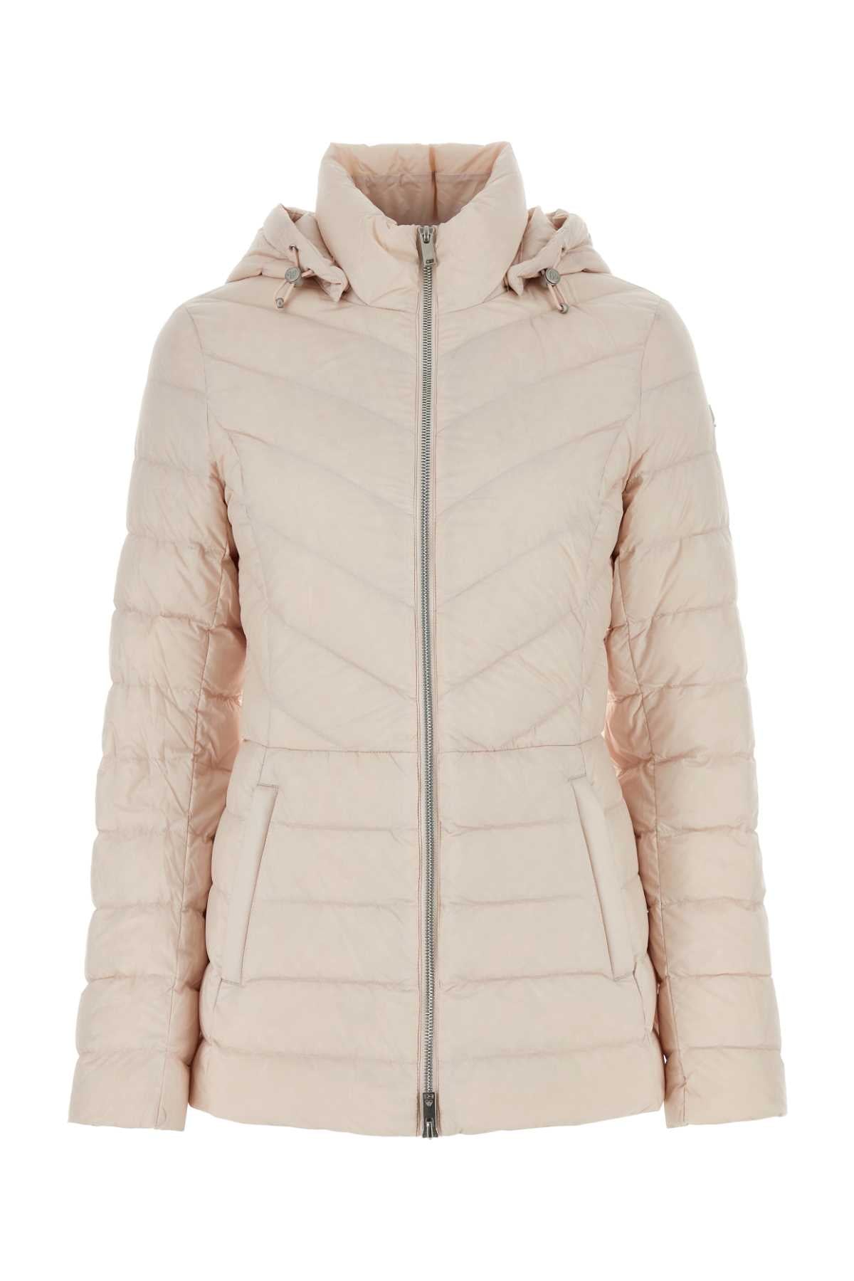 MOOSE KNUCKLES Light Pink Nylon Down Jacket