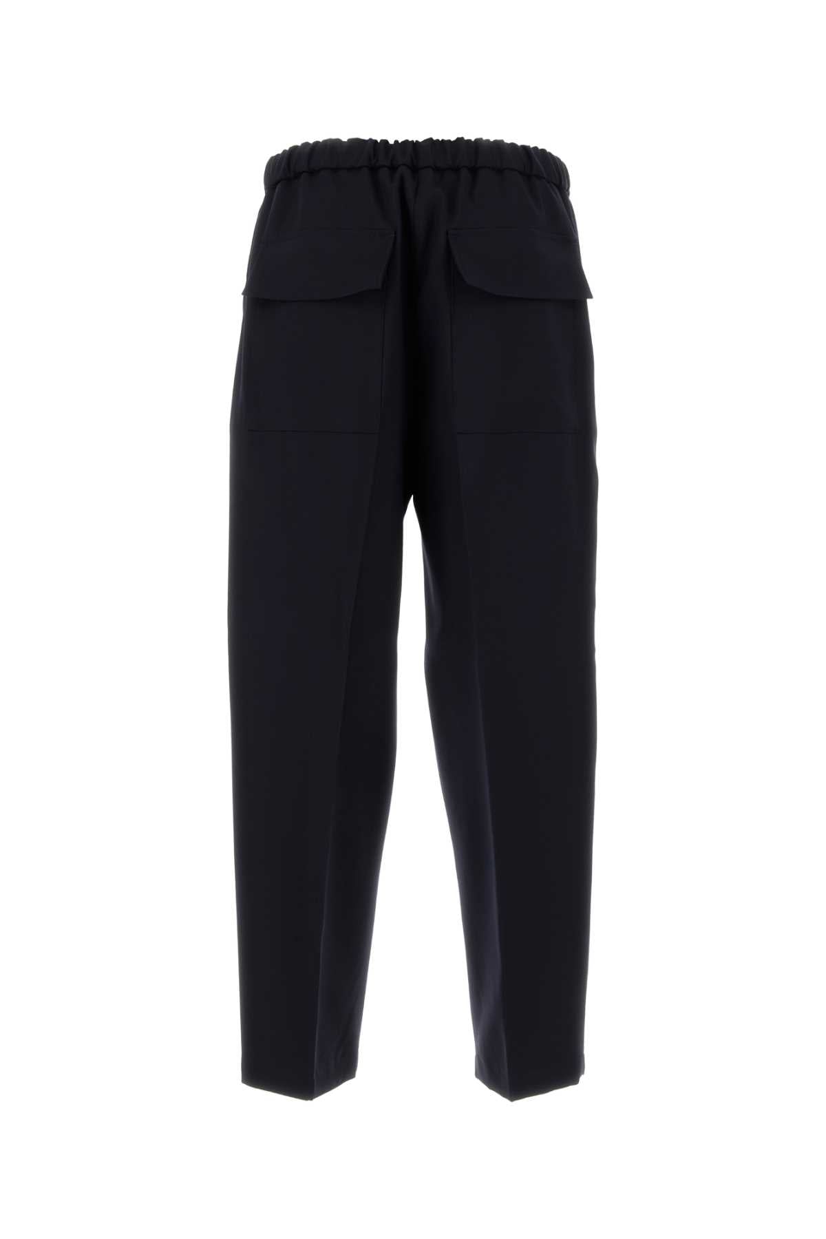 JIL SANDER Midnight Blue Wool Pants for Men