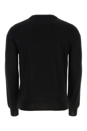 JIL SANDER Classic Black Wool Sweater for Men - 24W