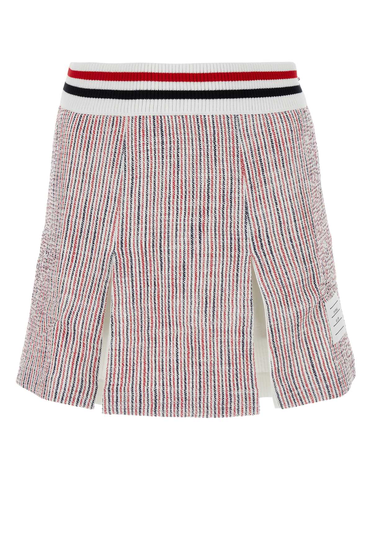 THOM BROWNE Chic Embroidered Mini Skirt