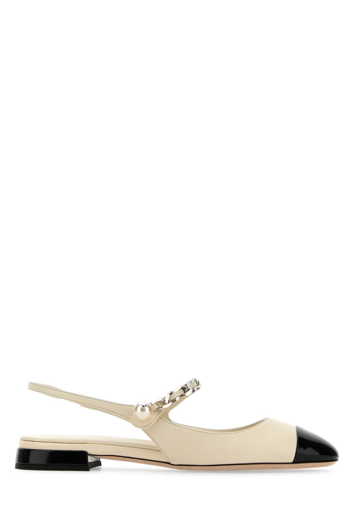 MIU MIU Elegant Leather Ballerinas for Women