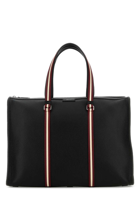 BALLY Leather Code Shopping Handbag - 43 cm