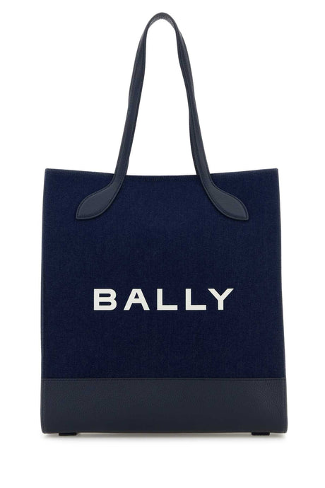 BALLY Denim Keep On Shopping Handbag - 34x39x10 cm