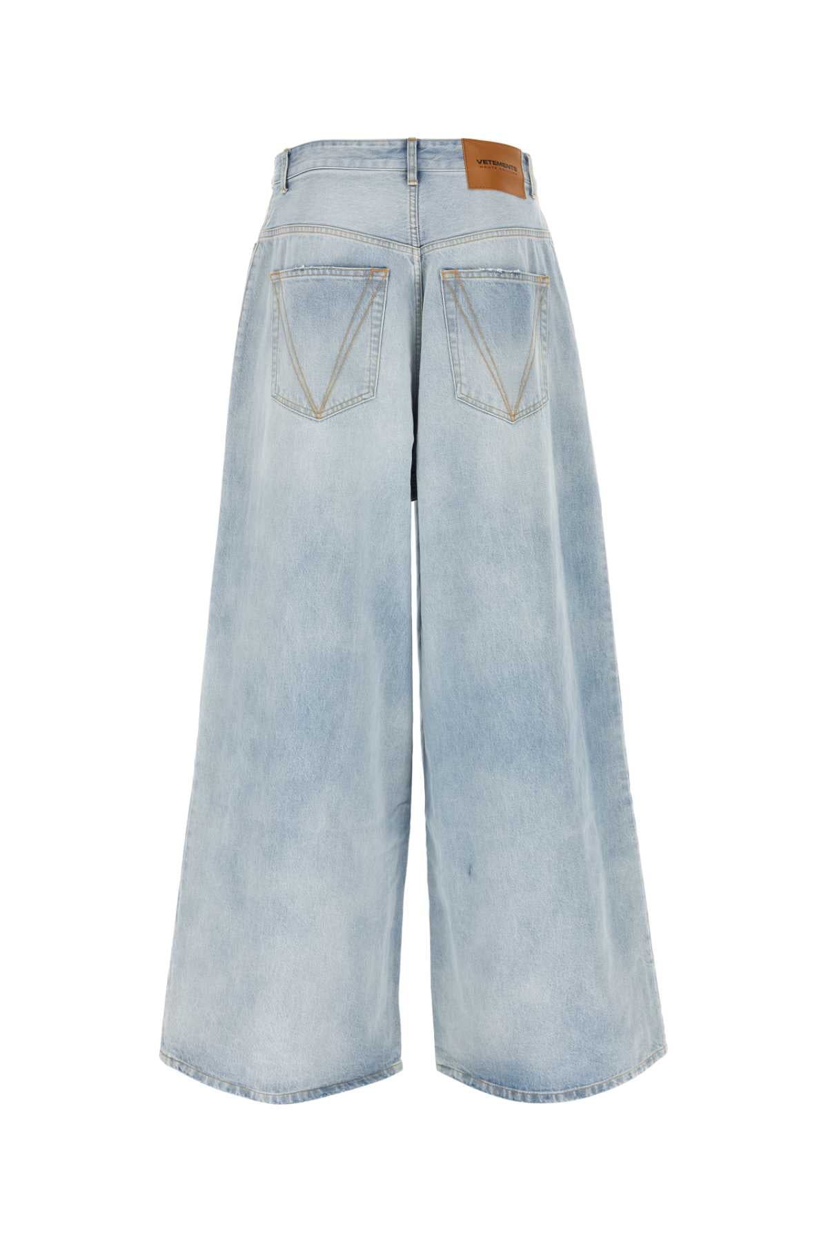 VETEMENTS Wide-Leg Denim Jeans - Unisex Fit