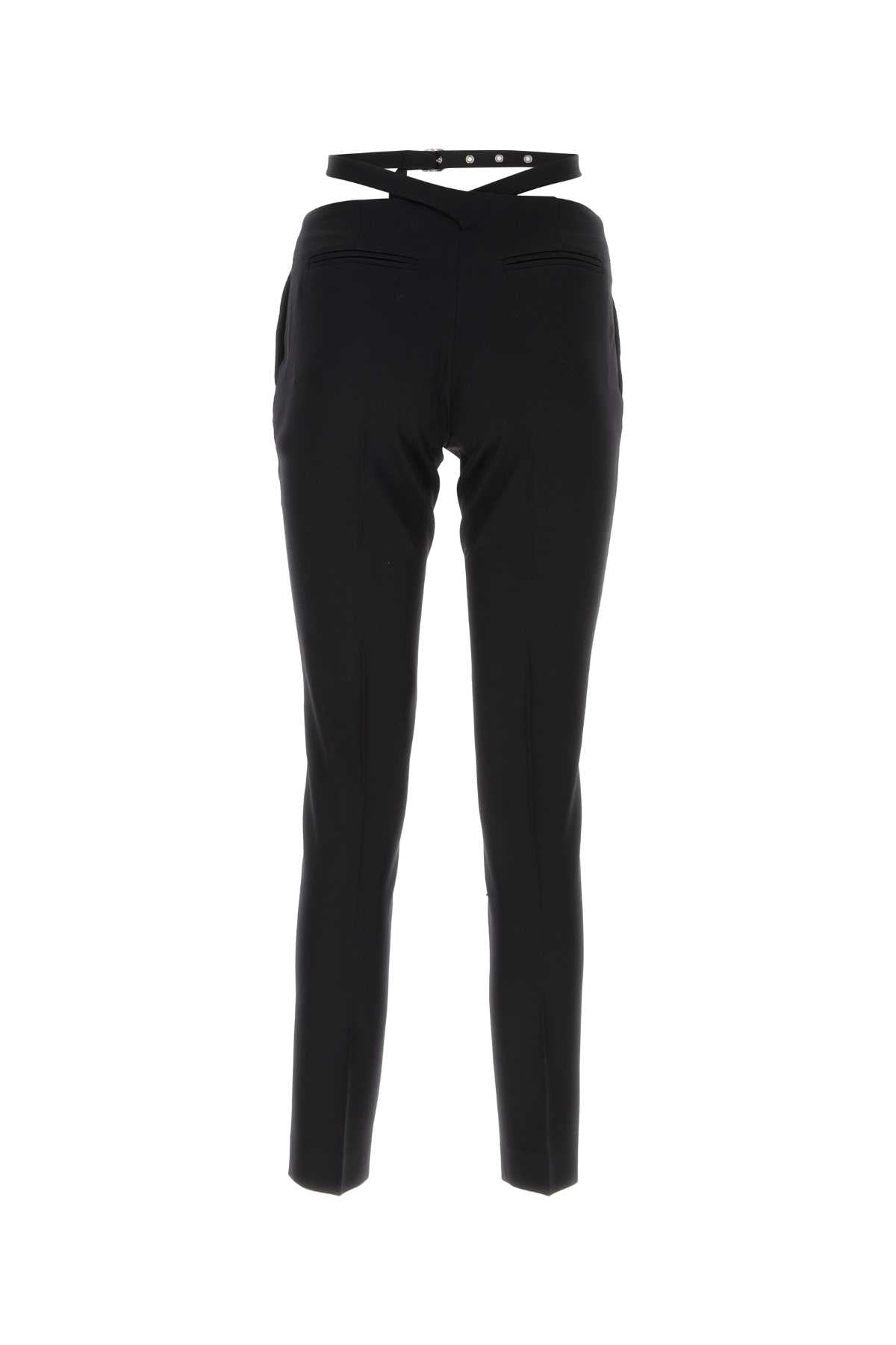 THE ATTICO Chic Black T-Shirt Pants for Women