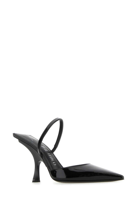 THE ATTICO Elevated Leather Pumps with 9.5 cm Heel