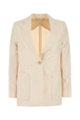 MAX MARA Ivory Linen Boemia Blazer