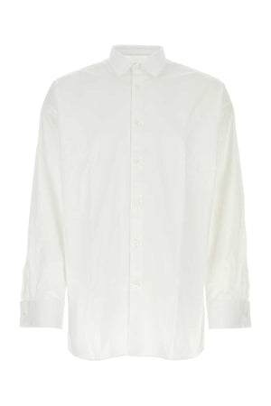 PRADA Classic White Poplin Shirt for Men